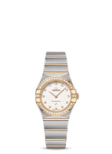 Omega Constellation Manhattan 25 Quartz Stainless Steel / Yellow Gold / Silver Diamond / Diamond